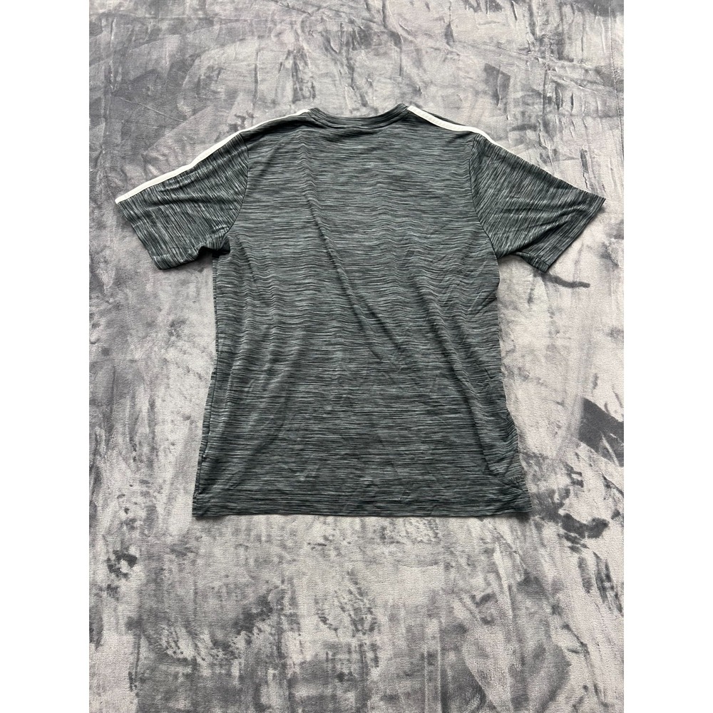 Adidas Primegreen Aeroready Tennis T Shirt Men M Heathered Gray Moisture Wicking - Picture 7 of 7